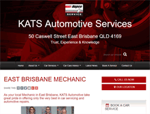 Tablet Screenshot of katsautomotive.com.au